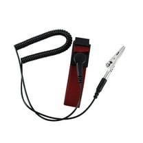GUYUTING Adjustable Anti-Static Wrist Strap for High-Static Individuals Quick Discharge, Wine Red, 103Ω Resistance
