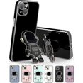 thumbnail image 1 of Funda con soporte oculto de astronauta, compatible con iPhone 12 Pro Max/12 Pro/12, cubierta protectora de TPU galvanizada, 1 of 5