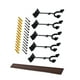 thumbnail image 4 of Perchas para guitarra, ganchos de pared, organizador, soporte giratorio y ajustable para guitarras eléctricas, bajos y guitarras folk., 4 of 9