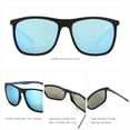 thumbnail image 3 of Lentes de Sol ZENOTTIC Cuadrados Polarizados para Hombre en Fibra de Carbono, 3 of 6