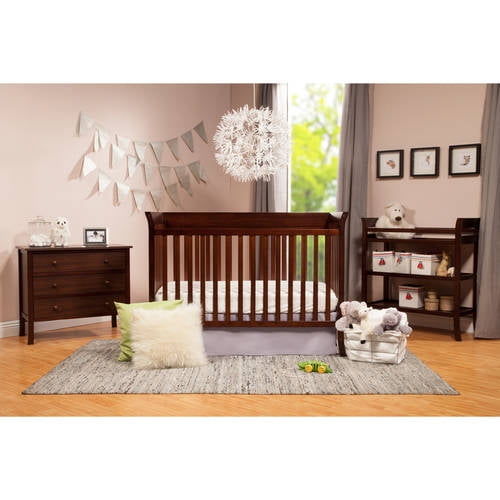 Ava 4 Piece Nursery Set Espresso Walmart Com Walmart Com