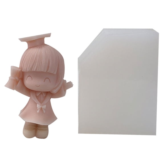 Graduated Boy Girls Silicone Molds Scented Candle DIY Table Ornament Molds