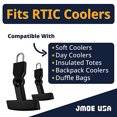 thumbnail image 3 of Reemplazo Tiradores T-Latch p/ Cremalleras | Compatible Enfriador Suave RTIC, Mochila Bolsas|Plástico Rígido y Metal Resistente|2 Pack|Adaptable Comp, 3 of 3