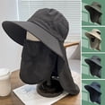thumbnail image 2 of Unisex Hat Scarf Breathable Neck Protective Wide Brim Anti-slip Full Protection Windproof Fixed Strap Fishing Camping Cycling Fisherman Hat Scarf Headwear, 2 of 7