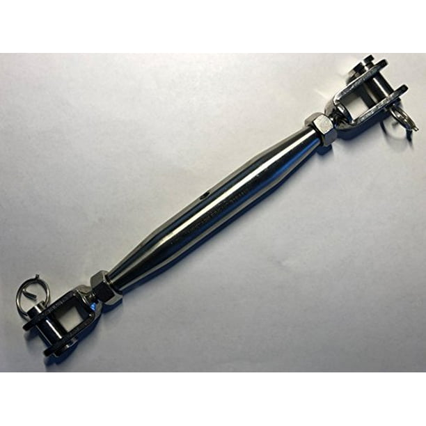 US Stainless Stainless Steel 316 M12 Turnbuckle Rigging Screw Jaw and