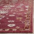 thumbnail image 4 of SAFAVIEH Valencia Gemma Abstract Polyester Area Rug, Fuchsia/Multi, 6' x 9', 4 of 6