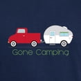 thumbnail image 3 of CafePress - Gone Camping T Shirt - Men's Classic Graphic Cotton T-Shirt, 3 of 4