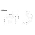 thumbnail image 2 of Dometic 310 Standard Toilet with Enhanced PowerFlush, 2 of 2