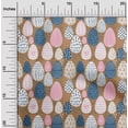 thumbnail image 2 of oneOone Cotton Poplin Brown Fabric Easter Quilting Supplies Print Sewing Fabric By The Yard 42 Inch Wide, 2 of 4