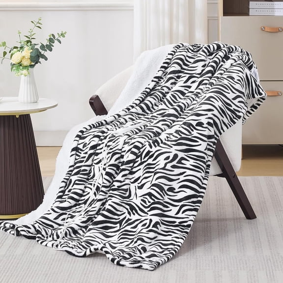 Heated Throw Blanket 50"x60", Electric Blanket with 6 Heat Settings & 1-12H Timer, Cozy Soft Flannel Sherpa, Machine Washable, Warm  for Women, Tiger
