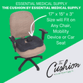 thumbnail image 5 of Essential Medical Supply The Cushion - The Only Cushion You Need is a Comfort Cushion, Donut Cuhion and Coccyx Cushion in 1, 5 of 7