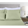 thumbnail image 6 of Threadmill Home Linen Cotton Twin Sheet Set | 100% Cotton Sheets for Twin Size Bed | Solid Sateen Twin Bed Sheets Set with 16” Deep Pocket | Soft Breathable 3-Piece Cooling Sheet Set | Sage Green, 6 of 8