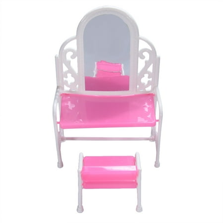 Fashion Dressing Table And Chair Set For dolls Bedroom