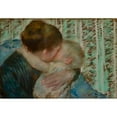 thumbnail image 3 of Cassatt, Mary 14x11 Black Modern Framed Museum Art Print Titled - A Goodnight Hug, 3 of 5