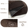 thumbnail image 5 of Brown Zebra Striped Area Rugs 3x5 ft Country Vintage Animal Skin Print Washable Rug Non Slip Indoor Carpet Absorbent Floor Mat for Living Room Bedroom Dining Room, 5 of 9