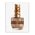 thumbnail image 1 of Stupell Industries Makeup Nail Polish Brown Gold Snake Fashion Design Wall Plaque by Ziwei Li, 1 of 1