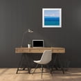 thumbnail image 3 of Lewis, Sheldon 12x12 White Modern Wood Framed Museum Art Print Titled - Evening At The Coast, 3 of 4