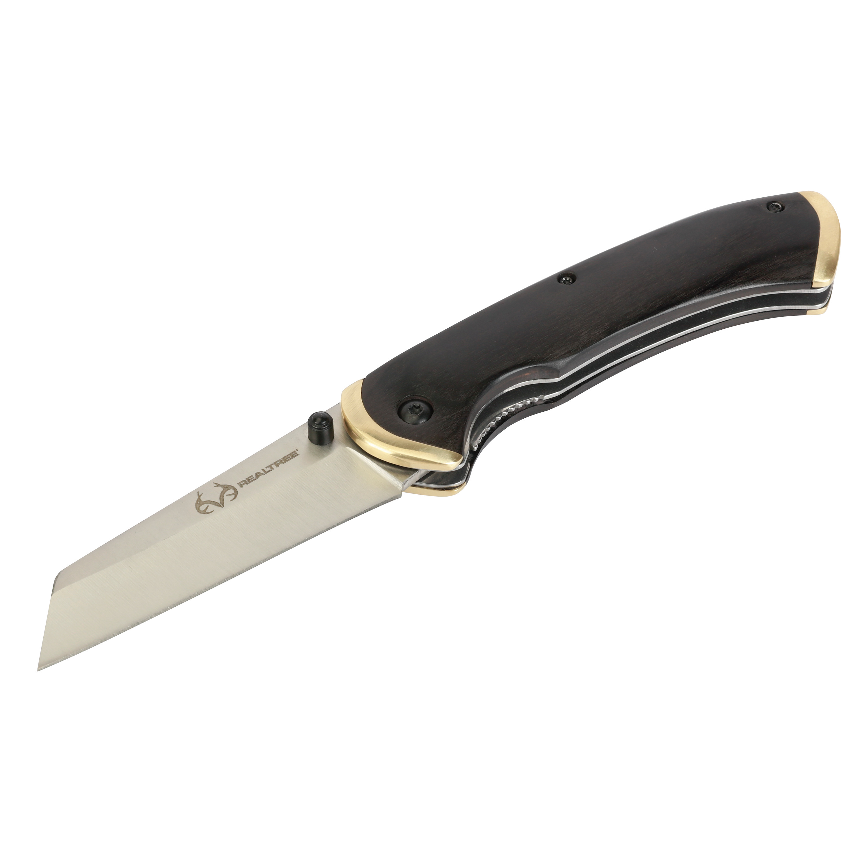 RealTree 4-Pack Knife Set, Fixed & Folding 7Cr17MoV Steel Blades with Sheaths
