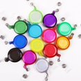 thumbnail image 2 of SagaSave 1/5 Pcs 15mm Plain Lanyards Reel Clip Neck Strap ID Card Holder for Badge Card Waterproof Multiple Colours, 2 of 6