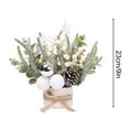 thumbnail image 3 of Christmas Table Decor Artificial Christmas Trees Artificial Christmas Tree Desktop Tree Christmas Decorations Christmas Tree Display Small Christmas Tree, 3 of 7