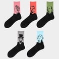 thumbnail image 4 of Calcetines de pintura al óleo de verano para hombre, creativos, estilo europeo y americano, calcetines de marea para adultos, calcetines de tubo de viento para hombre, calcetines de algodón para mujer, 4 of 6