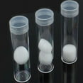 Mlless 10Pack 30mm Clear Plastic Coin Storage Tubes for Coin