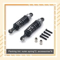 thumbnail image 3 of ziyahi 2 Pieces RC Car Spring Shock Absorber Vehicle Springs Damper Automobile Toy Accessories Replacement for WL Toy Black Grey, 3 of 6