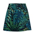 thumbnail image 6 of Palm Leaf Skirt Tropical Plant Modern Mini Skirts Summer High-waisted Graphic Casual Skir, 6 of 7