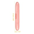 thumbnail image 2 of Portable Toothbrush Cases Traveling Toothbrush Holders Case Plastic Red 8.46"x1.18"x1.14", 2 of 7
