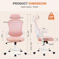 thumbnail image 2 of Silla Ejecutiva Sweetcrispy de Malla con Respaldo Alto Ajustable, 2 of 8