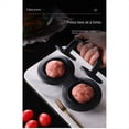 thumbnail image 2 of Prensa para Hamburguesas, Kit Antiadherente para Prensar Hamburguesas, Máquina para Hacer Hamburguesas, Carne, Carne, Verduras, Molde para Hamburguesas para Cocina, Negro, 2 of 5
