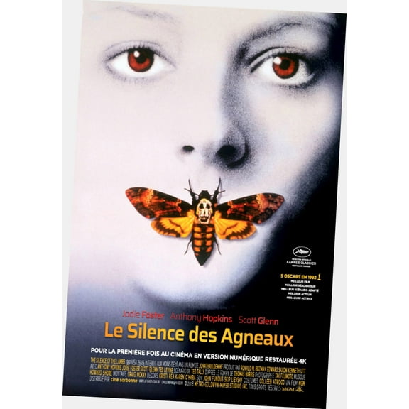 Silence Of The Lambs Movie Poster 16"x24" 16x24 French Multi-Color Square Adults Best Posters