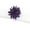 Dark Puple, variant on Fennco Styles Crystal Design Collection Napkin Rings - Set of 4 (Navy Blue)