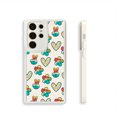 thumbnail image 1 of Mejora el aspecto de tu iPhone 15 Pro Max 14 13 12 Pro 11 con una elegante funda plateada mate de doble capa con gráficos: ¡mantente a la moda!, 1 of 4