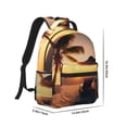 thumbnail image 2 of Xecao Hawaiian Sunset Beach Travel Backpack: A spacious, stylish computer backpack ideal for men and women, perfect for college, school, or daily travels, 2 of 6