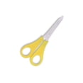 thumbnail image 3 of Matsuzay Tijeras antiguas con escala, bricolaje, medición precisa, mango suave, colores brillantes multifuncionales, tijeras 2 en 1 para manualidades y Recortadores de papel Amarillo, 3 of 6