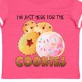 thumbnail image 4 of Inktastic I'm Just Here for the Cookies Boys or Girls Toddler T-Shirt, 4 of 5