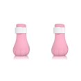 thumbnail image 2 of Greeniant 4 piezas de botas antiarañazos de silicona para mascotas, cubiertas para pies de animales pequeños antimordeduras, guantes de garra, accesorios Rosado 2piezas Greeniant CBP161931, 2 of 5