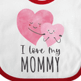thumbnail image 4 of Inktastic I Love My Mommy Boys or Girls Baby Bib, 4 of 4