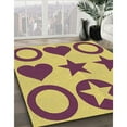 thumbnail image 2 of Ahgly Company Indoor Rectangle Patterned Rubber Ducky Yellow Area Rugs, 3' x 5', 2 of 6