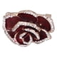 thumbnail image 3 of Broche con forma de camelia, elegante y exquisito broche adornado con diamantes de imitación para mujer, ropa, bufanda de seda, decoración, regalo rojo, 3 of 14