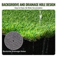 thumbnail image 6 of Artificial Grass Rug, 4x6 ft Indoor/Outdoor Green Turf Mat - 1.38" Thick Fake Lawn with Drainage Holes, Easy Clean Door Mat for Patio, Entryway, Balcony, Pet & Dog Mats, Multi-Purpose Home Decor, 6 of 7