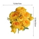 thumbnail image 3 of Ramo de rosas de seda artificial para la mesa nupcial y la decoración del hogar, 3 of 6