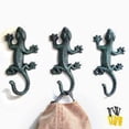 thumbnail image 2 of Percheros XIYUAN Gecko Montar en la Pared 3 Piezas Color Negro, 2 of 3