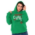 thumbnail image 4 of Festive Holiday Christmas Cheer Squad Hoodie Sweatshirt Women Brisco Brands M, 4 of 6