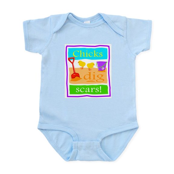 CafePress - Scars2 Body Suit - Baby Light Bodysuit, Size Newborn - 24 Months