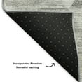 thumbnail image 3 of Addison Rugs Mayfield Washable Transitional Geometric Silver Rectangle Rug, 8' x 10', 3 of 6