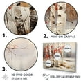 thumbnail image 3 of Designart "Winter Contrast Birch Woods IV" Tree Birch Floater Framed Canvas Art Print, 3 of 5