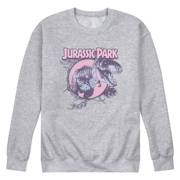 Jurassic Park - Pastel T-Rex - Men's Crew Fleece Sweatshirt