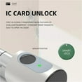 thumbnail image 4 of Fingerprint WIFI RFID Card Bluetooth Euro Cylinder Lock Biometric Electronic Smart Door Lock Keyless Entry For Home ,Easy Installation, 4 of 6